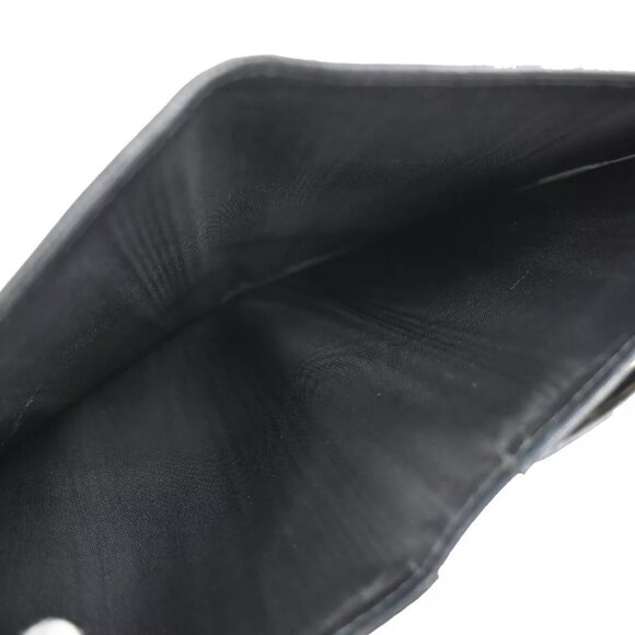 CHANEL CC Logo Long Bifold Wallet Purse Caviar Skin Leather Black France 81RJ714 - Picture 9 of 11